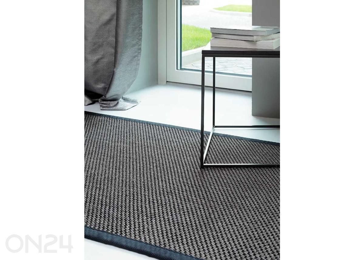 Narma sisalmatto Dragon™ anthracite pyöreä Ø 200 cm kuvasuurennos