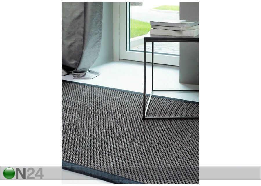Narma sisalmatto Dragon™ antrasiitti 133x200 cm kuvasuurennos