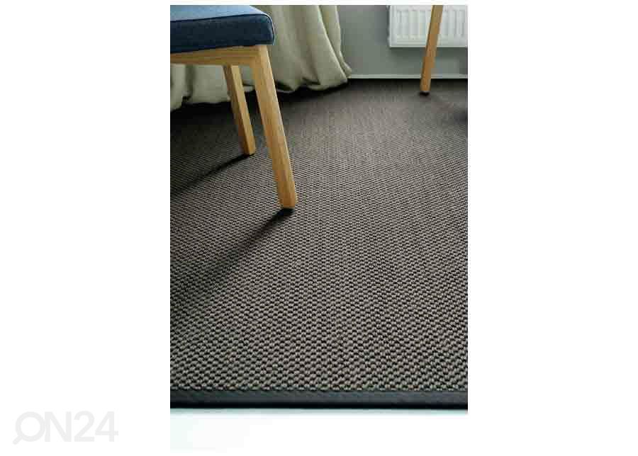 Narma sisalmatto Dragon™ antrasiitti 80x160 cm kuvasuurennos