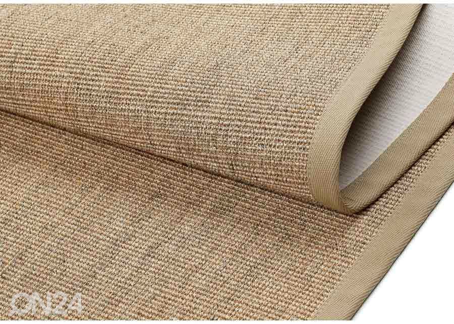 Narma sisalmatto Livos™ beige pyöreä Ø 200 cm kuvasuurennos