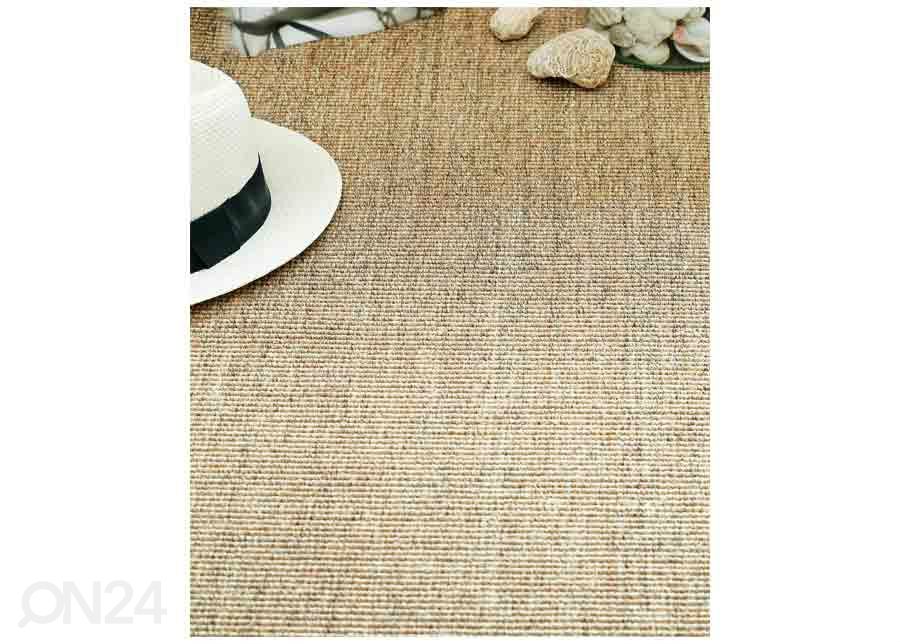 Narma sisalmatto Livos™ beige pyöreä Ø 200 cm kuvasuurennos