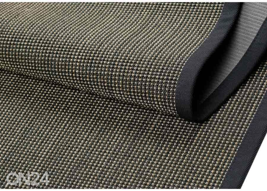 Narma sisalmatto Livos™ black/brown pyöreä Ø 200 cm kuvasuurennos
