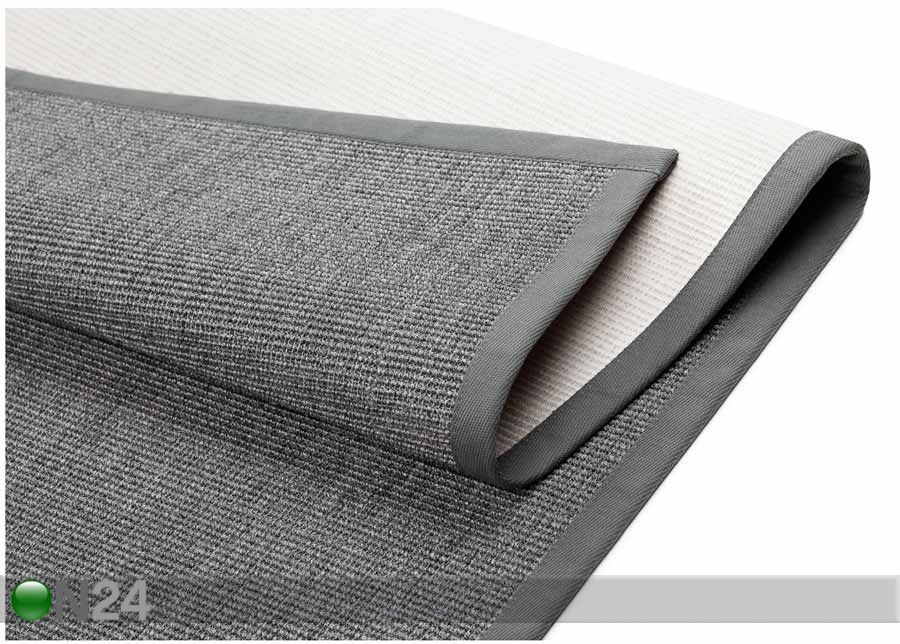Narma sisalmatto Livos™ harmaa 80x400 cm kuvasuurennos