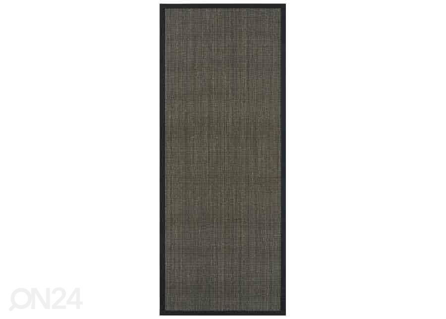 Narma sisalmatto Livos™ musta-ruskea 100x160 cm kuvasuurennos