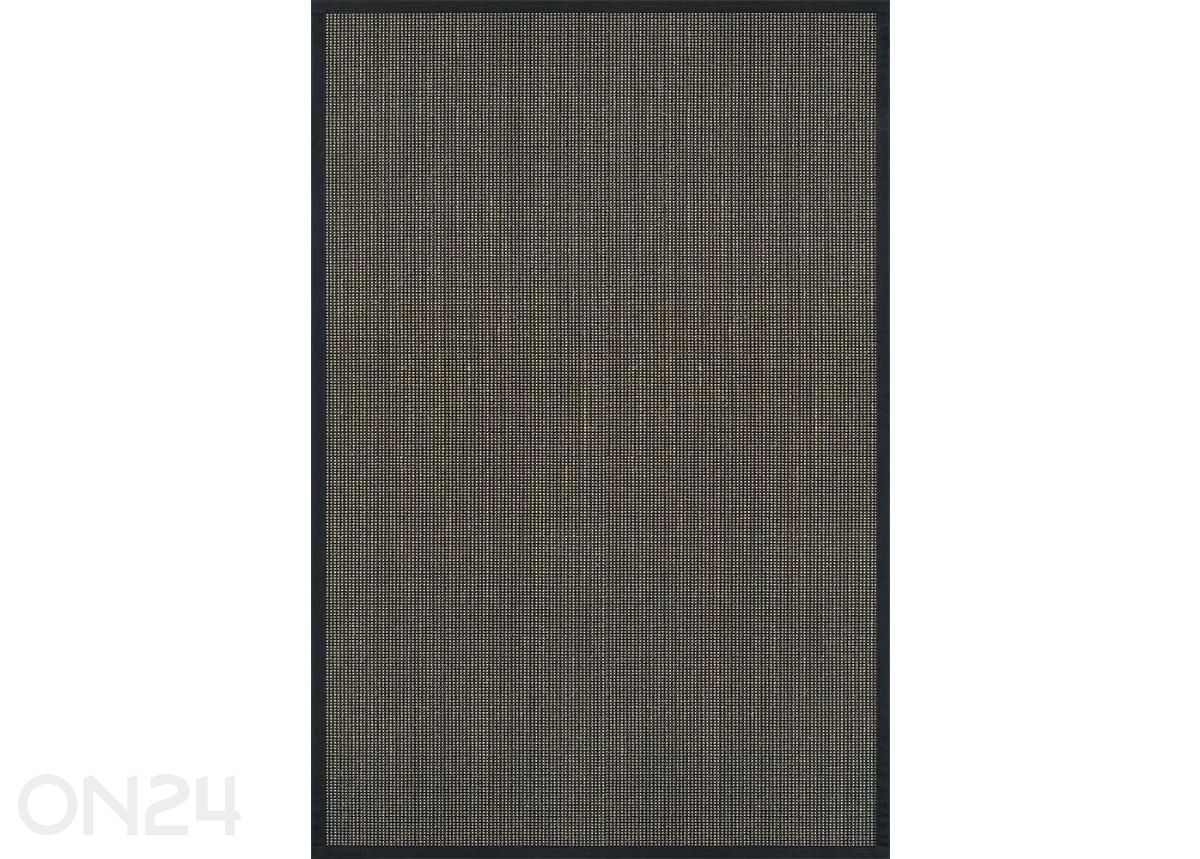 Narma sisalmatto Livos™ musta-ruskea 80x160 cm kuvasuurennos