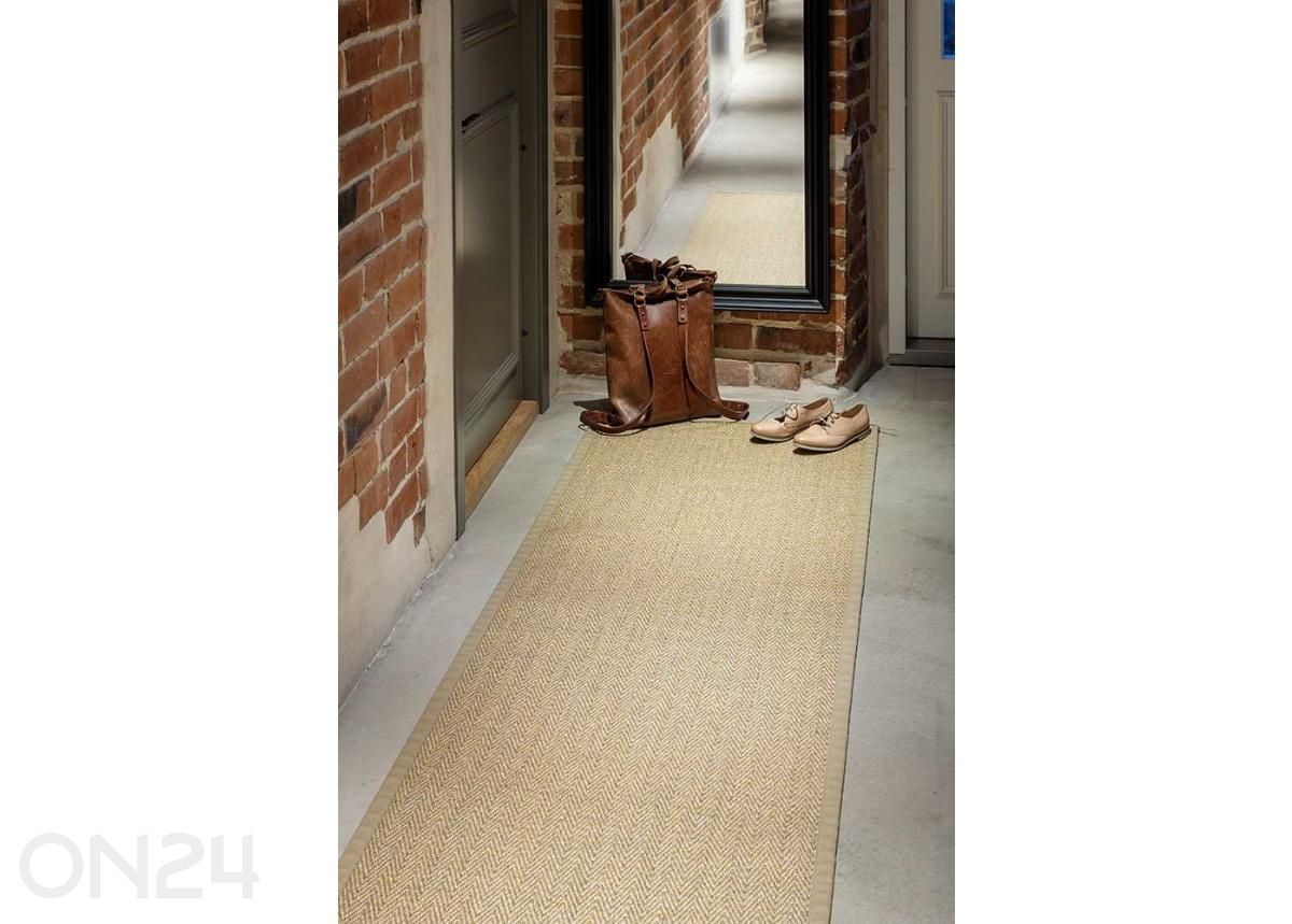 Narma sisalmatto Tuna™ beige 80x160 cm kuvasuurennos