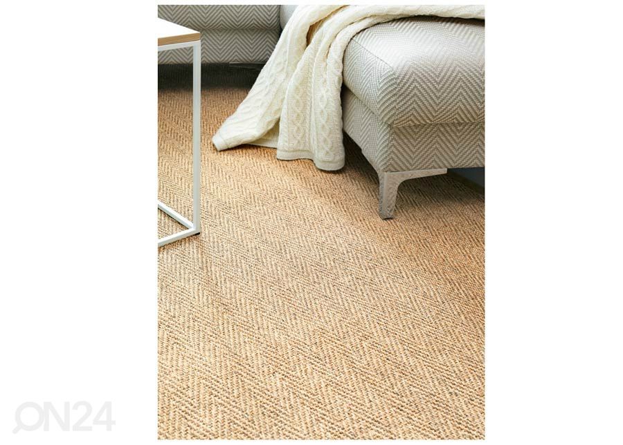 Narma sisalmatto Tuna™ gold 80x300 cm kuvasuurennos