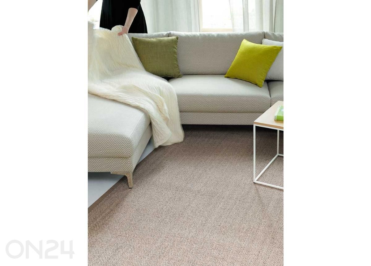 Narma sisalmatto Tuna™ linen pyöreä Ø 200 cm kuvasuurennos