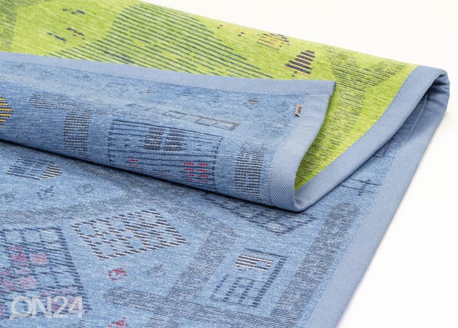 NARMA smartWeave® DUO matto Ülejõe blue-green 140x200 cm kuvasuurennos