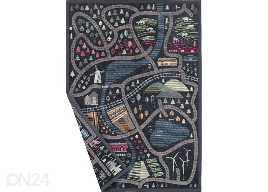 Narma smartWeave® DUO matto Ülejõe carbon 100x160 cm kuvasuurennos