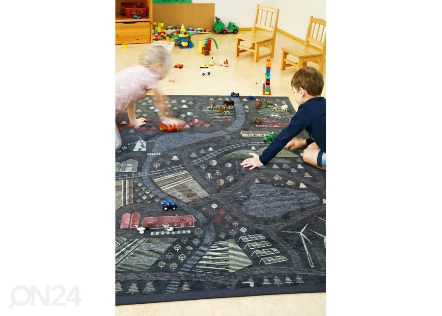 NARMA smartWeave® DUO matto Ülejõe carbon 140x200 cm kuvasuurennos
