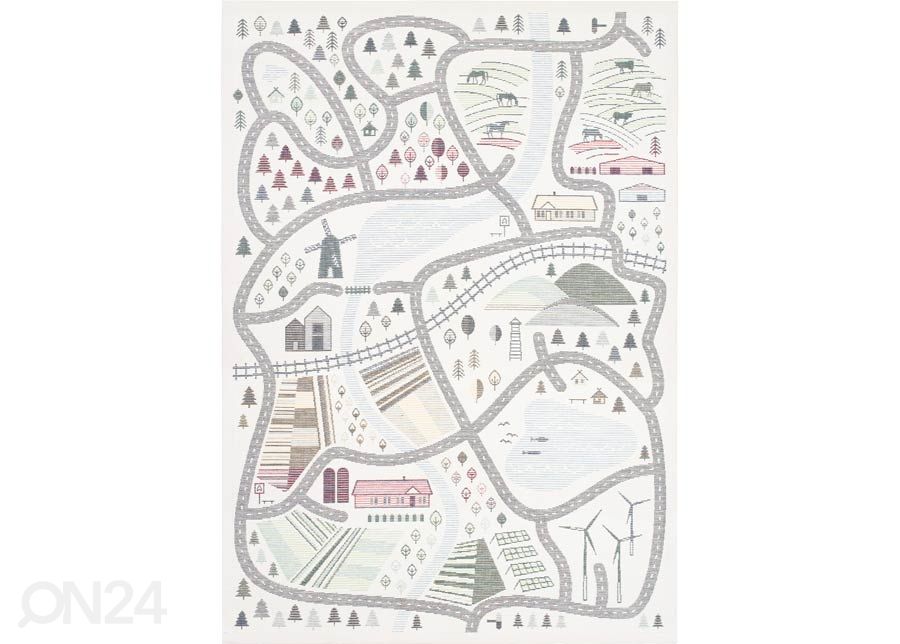 NARMA smartWeave® DUO matto Ülejõe white 200x300 cm kuvasuurennos