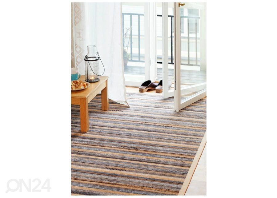NARMA smartWeave® matto Liiva gold 80x250 cm kuvasuurennos