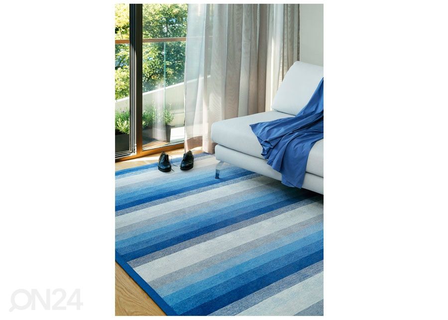 Narma smartWeave® matto Luke blue 70x140 cm kuvasuurennos