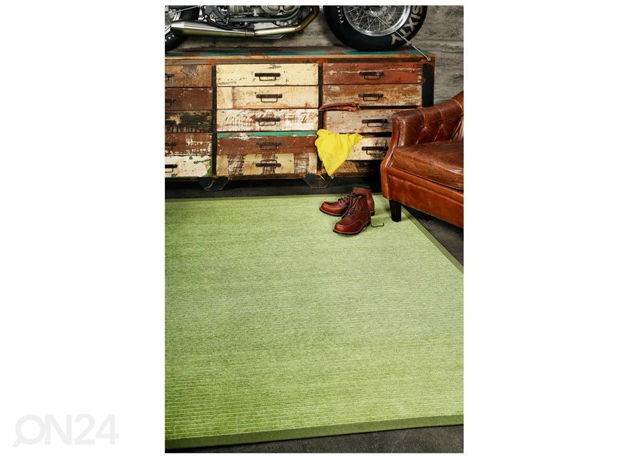 Narma smartWeave® matto Moka olive 70x140 cm kuvasuurennos