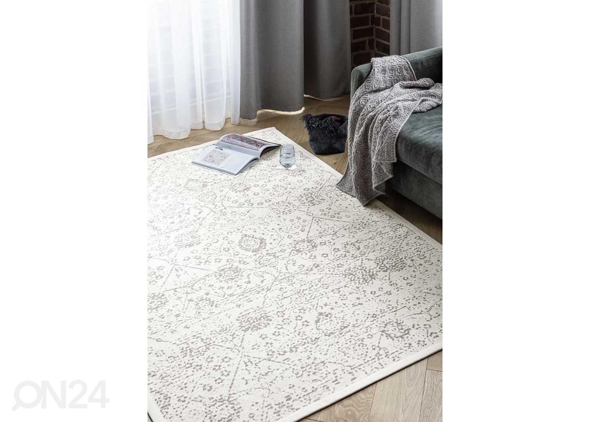 NARMA smartWeave® matto Sangaste valkoinen 160x230 cm kuvasuurennos