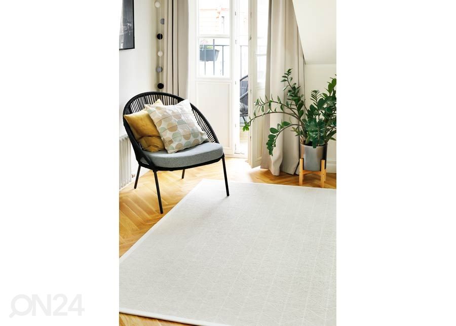 NARMA smartWeave® matto Tali white 140x200 cm kuvasuurennos