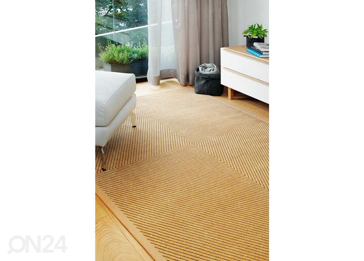 NARMA smartWeave® matto Vivva gold 160x230 cm kuvasuurennos