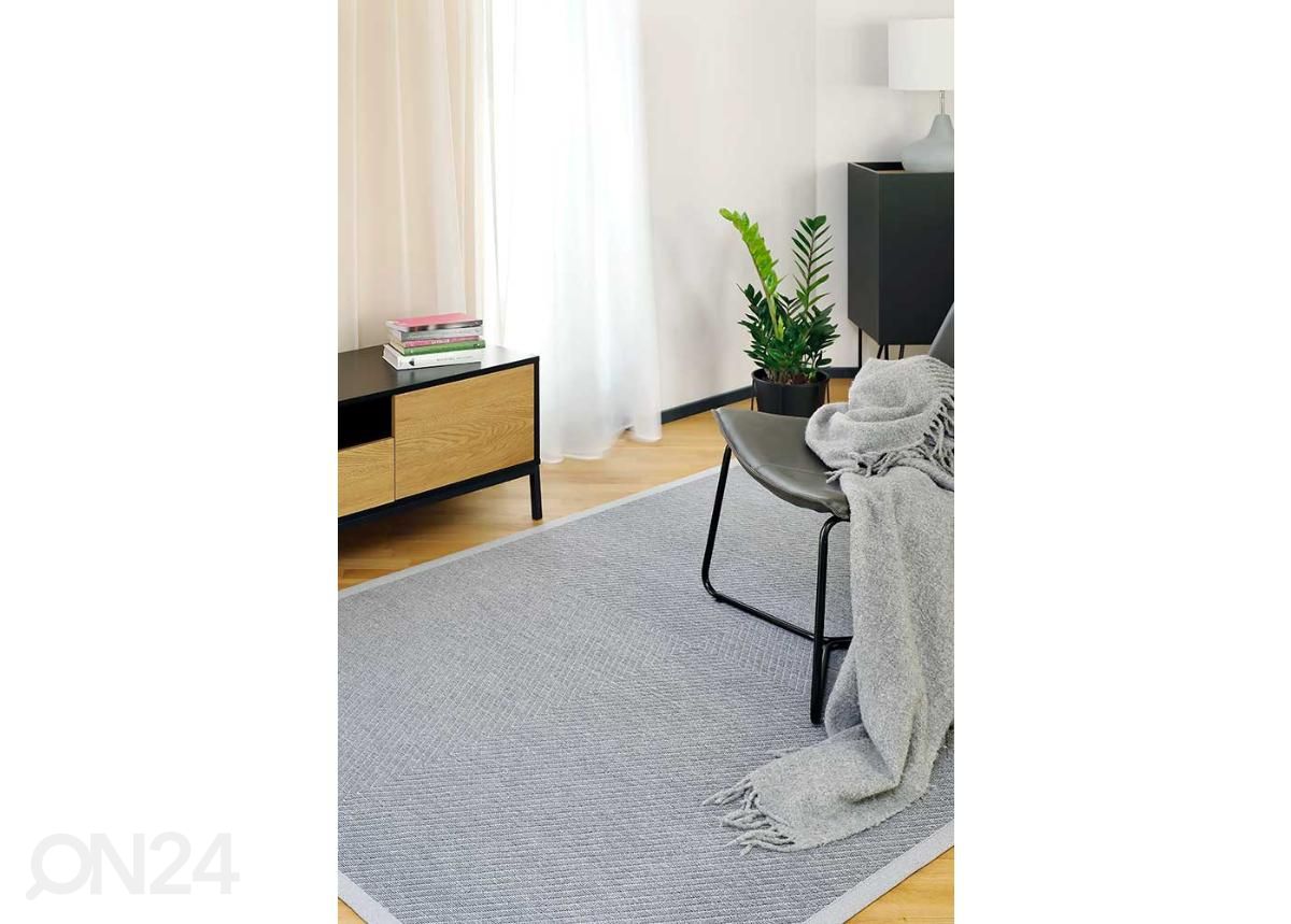 Narma smartWeave® matto VIVVA silver 100x160 cm kuvasuurennos
