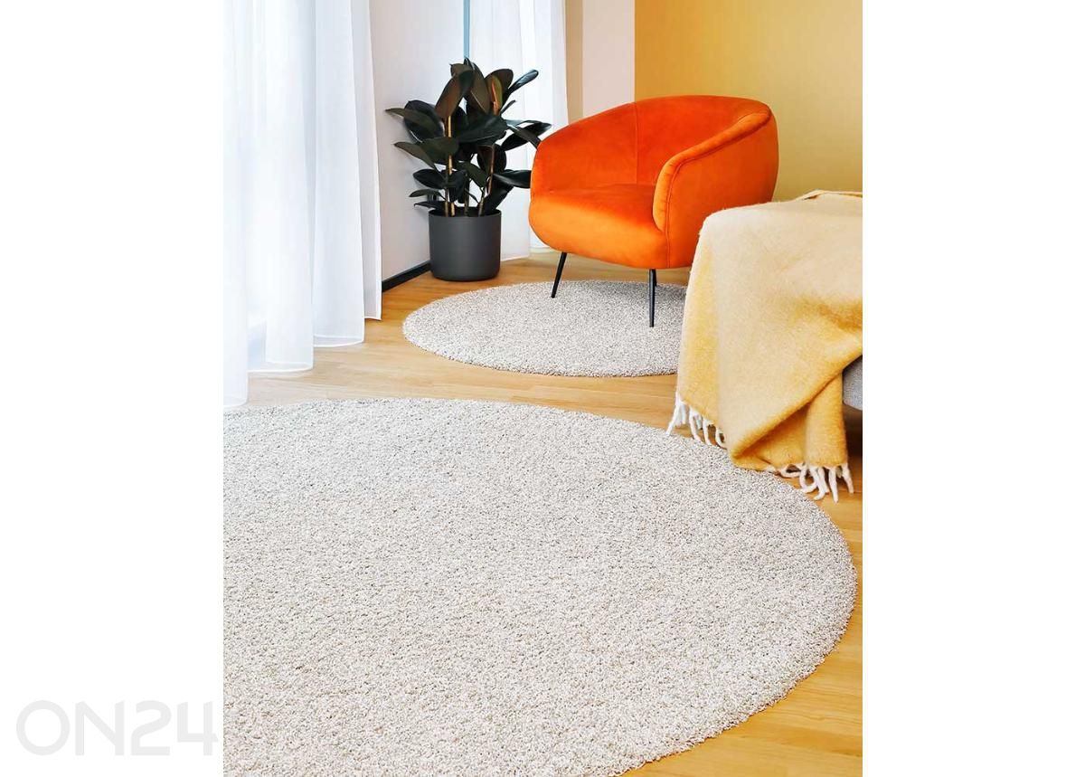 Narma tuftattu matto Sweet™ salt pyöreä Ø 200 cm kuvasuurennos