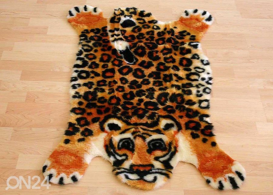Narma Vegan Fur plyysimatto KIDS BUDDY 70x110 Leopardi kuvasuurennos