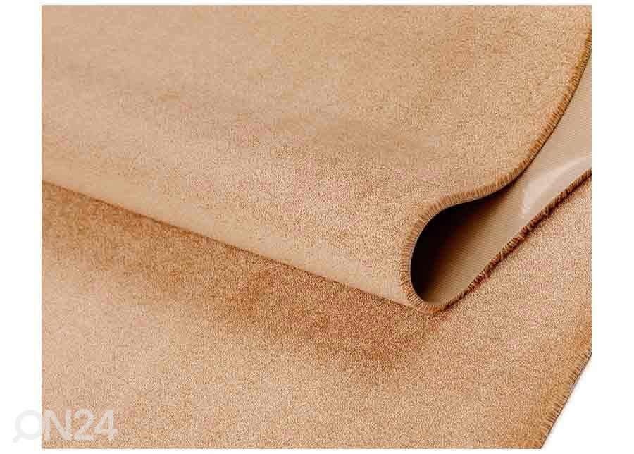 Narma velour matto Eden camel pyöreä Ø 200 cm kuvasuurennos