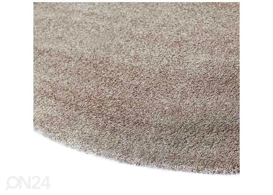 Narma velour matto Noble™ beige pyöreä Ø 200 cm kuvasuurennos