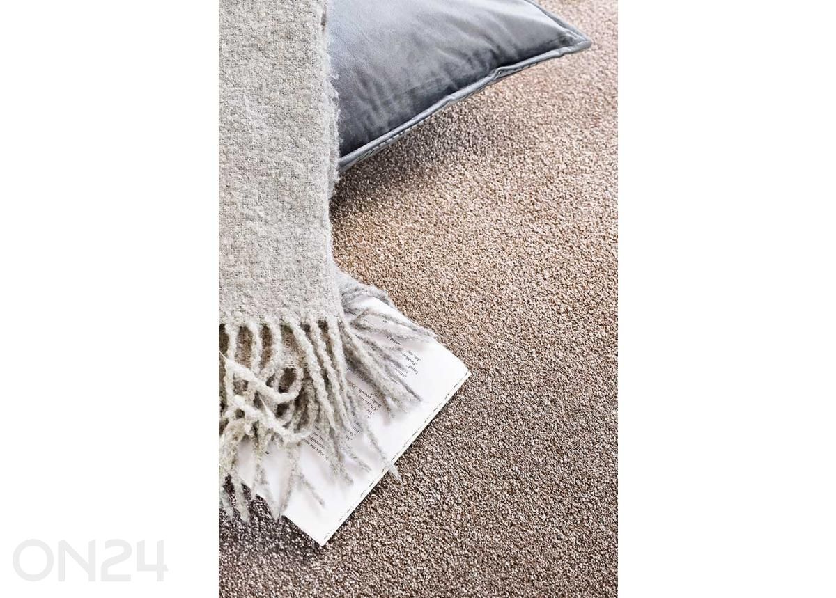 Narma velour matto Noble™ beige pyöreä Ø 200 cm kuvasuurennos