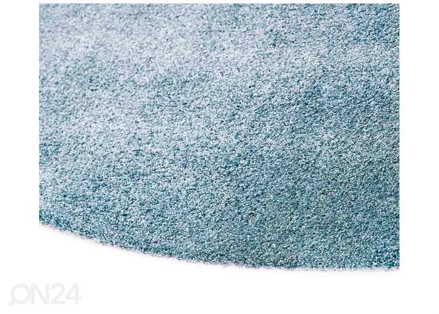 Narma velour matto Noble™ blue pyöreä Ø 200 cm kuvasuurennos