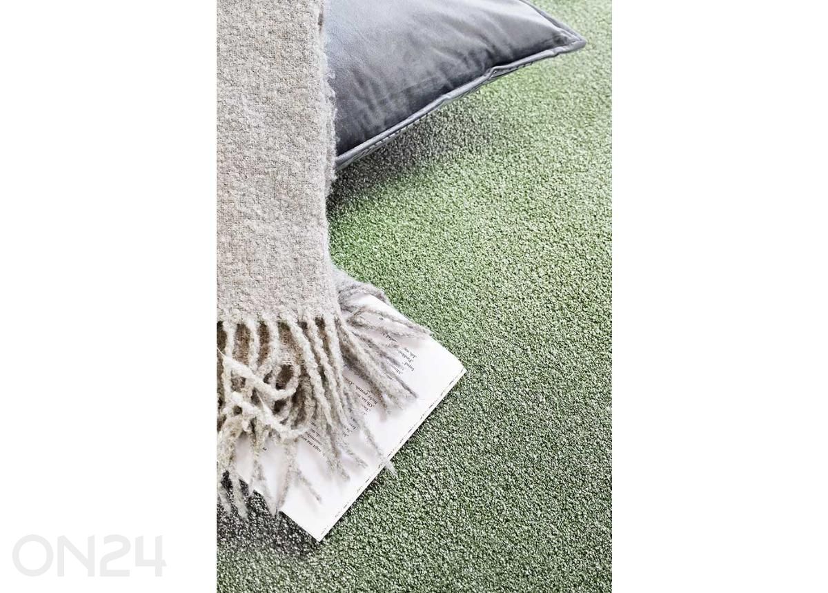 Narma velour matto Noble™ green 67x133 cm kuvasuurennos