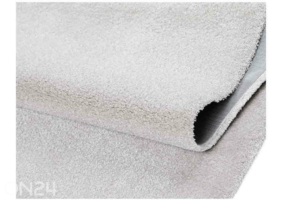 Narma velour matto Noble™ salt pyöreä Ø 200 cm kuvasuurennos