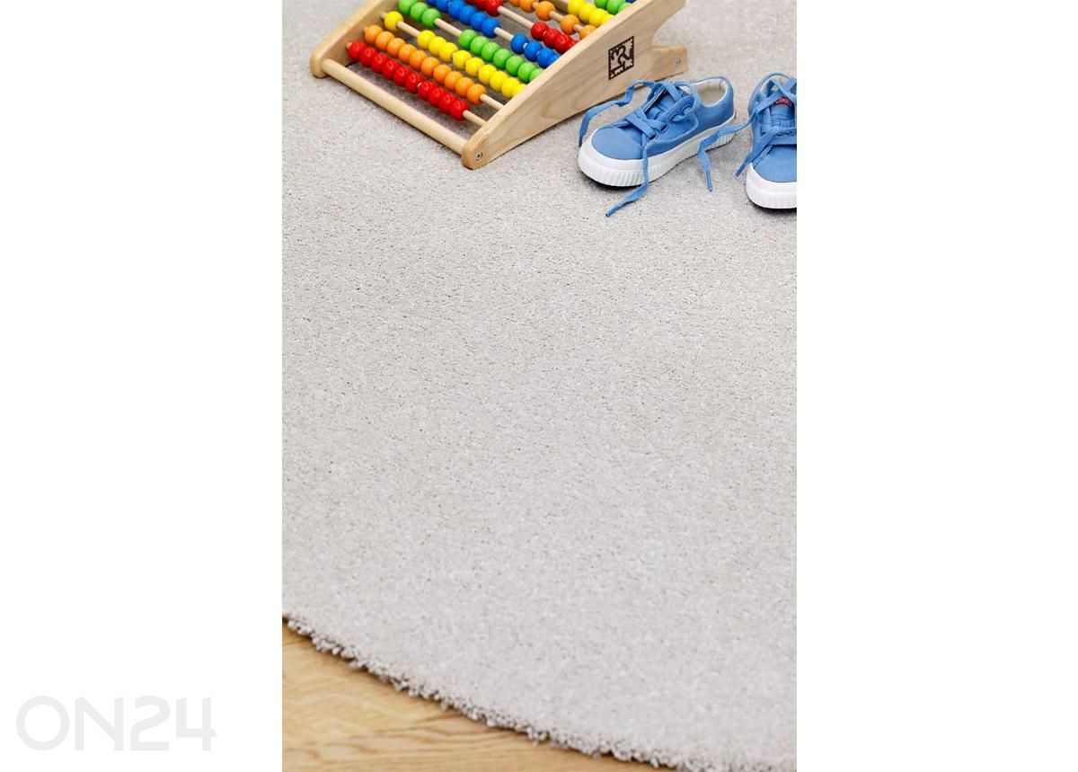Narma velourmatto Wow™ pyöreä salt Ø 133 cm kuvasuurennos