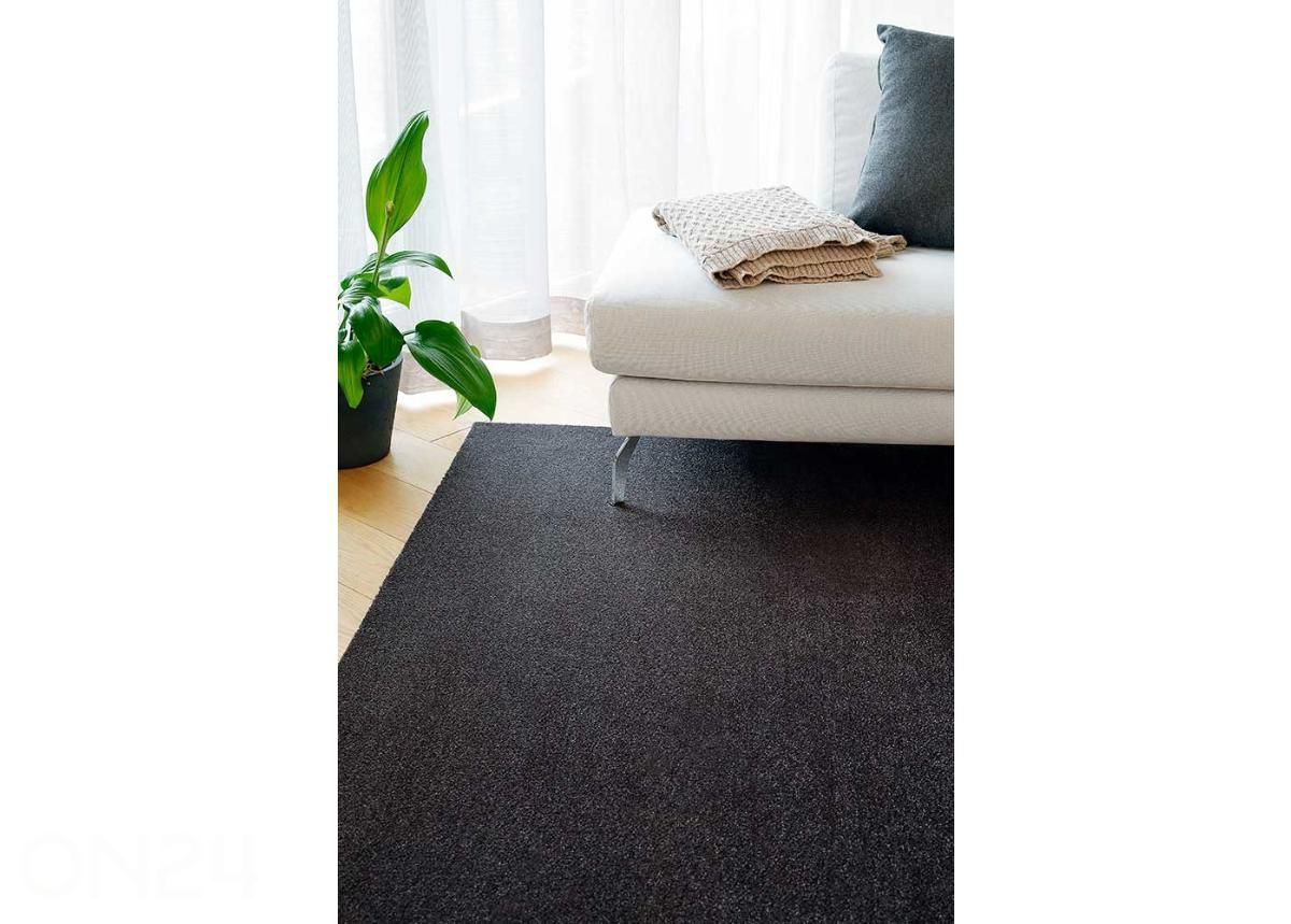 Narma veluurimatto Eden™ carbon pyöreä Ø 200 cm kuvasuurennos