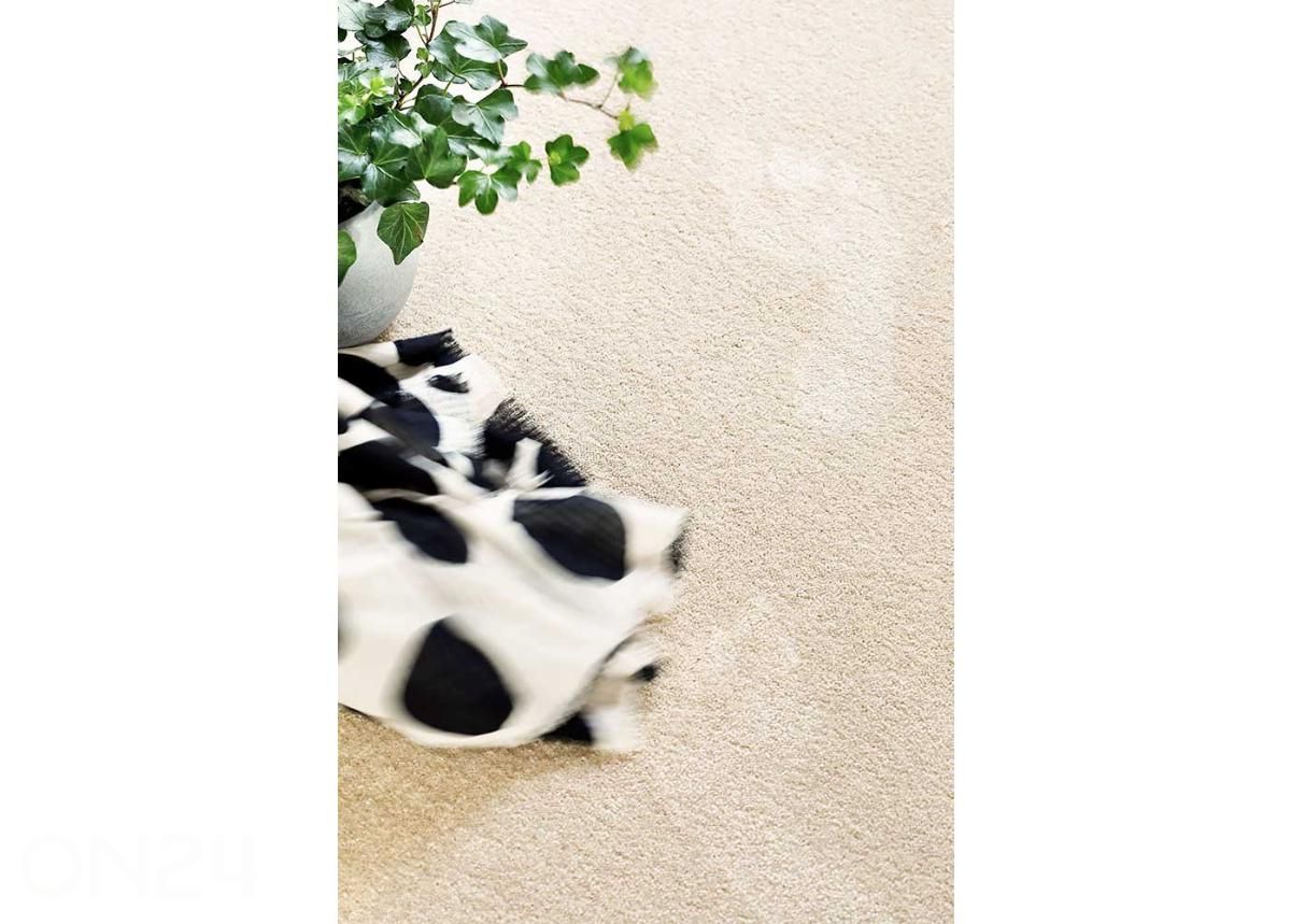 Narma veluurimatto Eden™ cream 133x200 cm kuvasuurennos