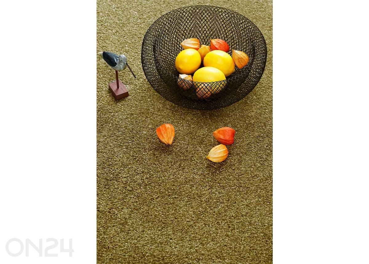 Narma veluurimatto Noble™ pyöreä olive Ø 200 cm kuvasuurennos