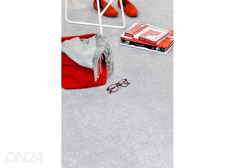 Narma veluurimatto Wow™ harmaa 67x133 cm kuvasuurennos