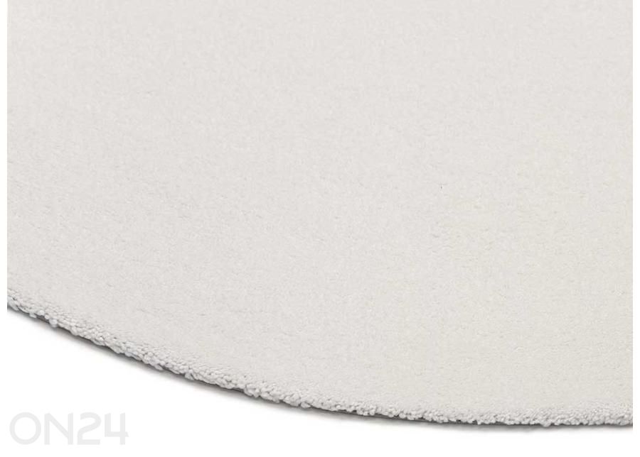 Narma veluurimatto Wow™ valkoinen pyöreä Ø 133 cm kuvasuurennos