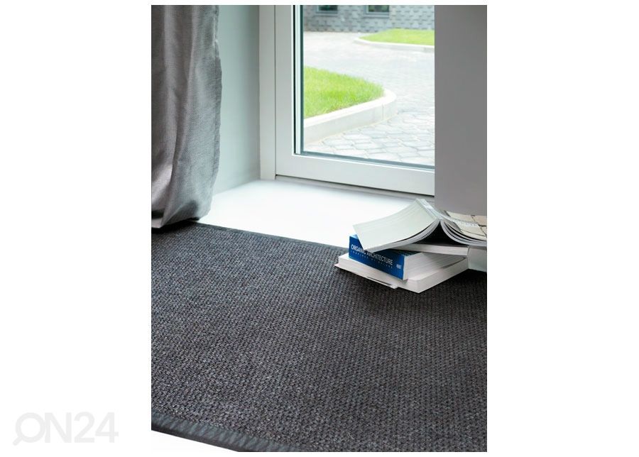 Narma villamatto Savanna™ musta 100x160 cm kuvasuurennos