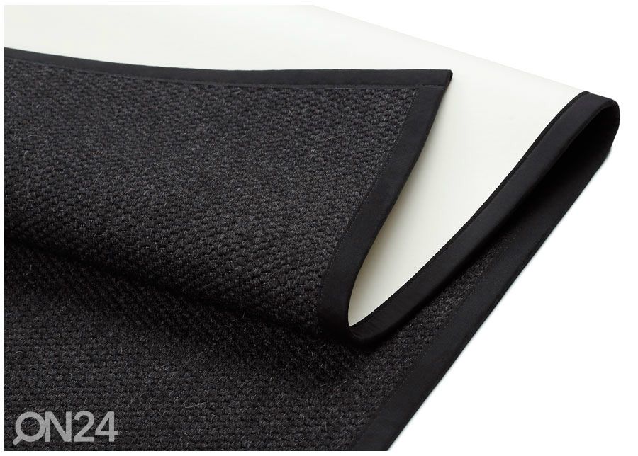 Narma villamatto Savanna™ musta 80x160 cm kuvasuurennos