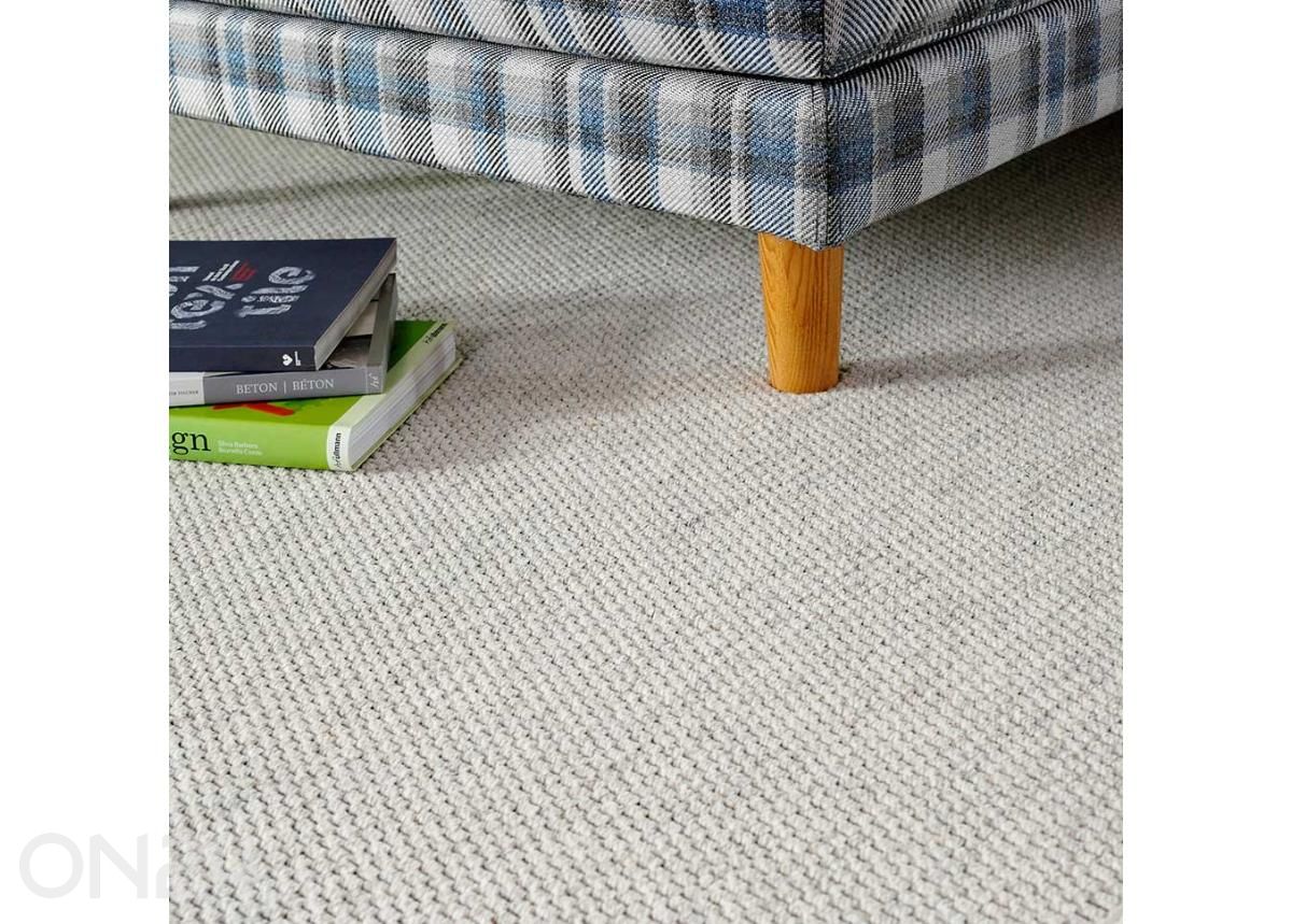 Narma villamatto Savanna™ white 80x240 cm kuvasuurennos