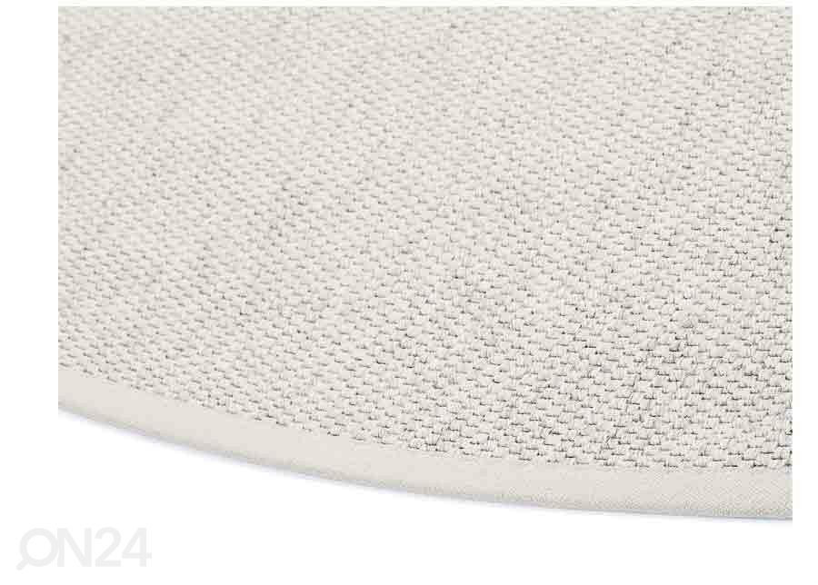 Narma villamatto Savanna™ white pyöreä Ø 200 cm kuvasuurennos