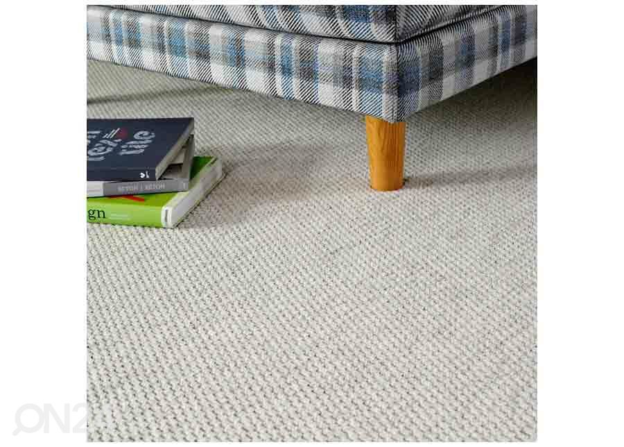 Narma villamatto Savanna™ white pyöreä Ø 200 cm kuvasuurennos