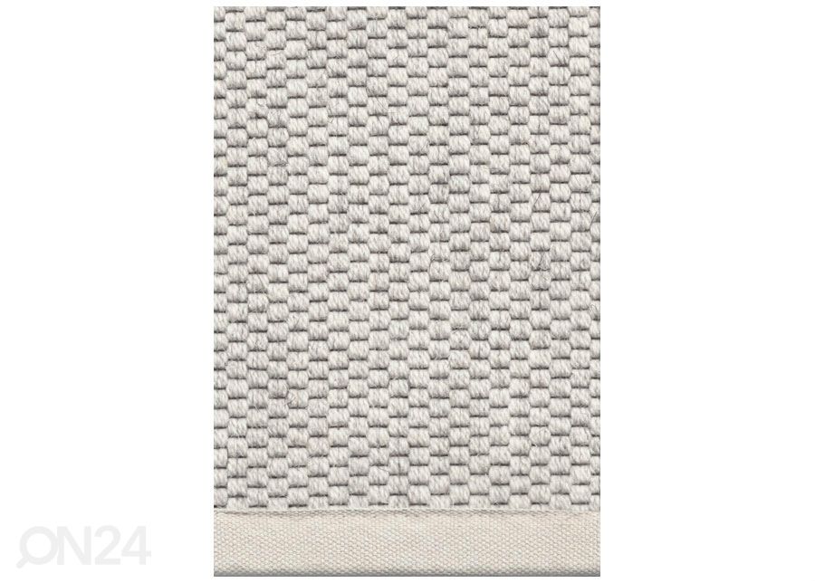 Narma villamatto Savanna™ white pyöreä Ø 200 cm kuvasuurennos