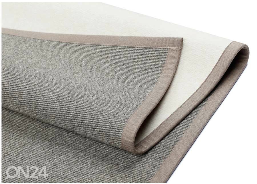 Narma villamatto Shetland linen 80x160 cm kuvasuurennos