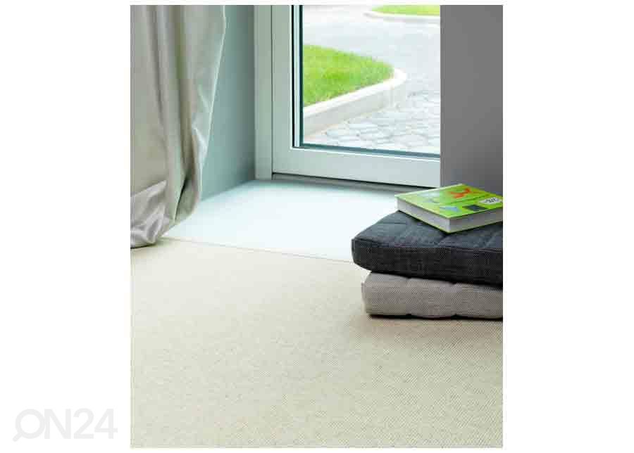 Narma villamatto Shetland linen cream 160x240 cm kuvasuurennos