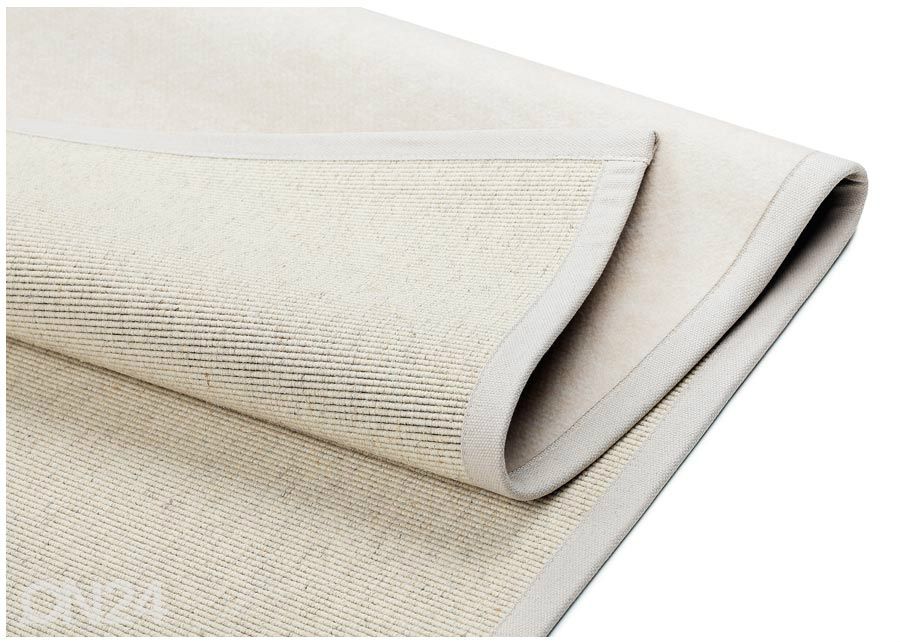 Narma villamatto Shetland linen cream 160x240 cm kuvasuurennos