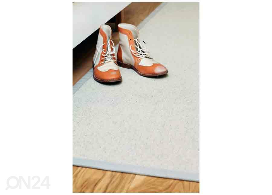 Narma villamatto Shetland linen cream 80x160 cm kuvasuurennos