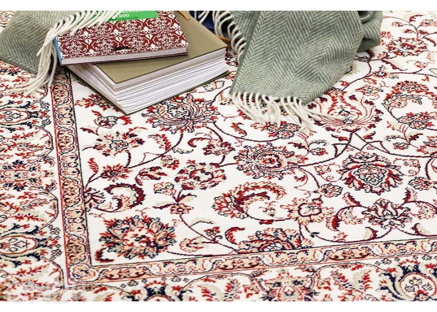 Narma viskoosimatto Yasmin white 67x140 cm kuvasuurennos