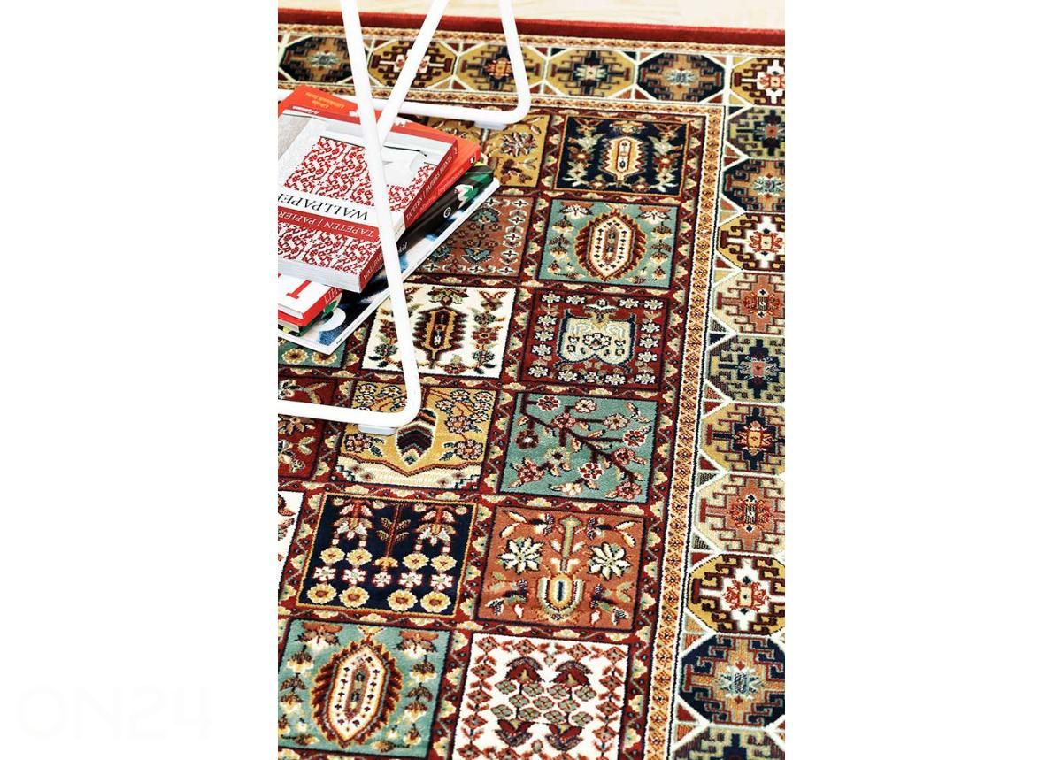 Narma viskoosimatto Zahra red 160x230 cm kuvasuurennos