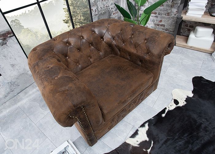 Nojatuoli Chesterfield kuvasuurennos